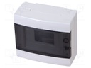 Enclosure: for modular components; IP40; wall mount; white; 40 CD