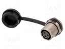 Socket; female; ST12; PIN: 3; IP67; 13A; soldering; 250V; 2mm2