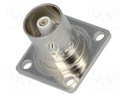 Connector: C; socket; female; silver plated; Insulation: noryl; 50Ω