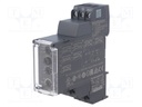 Timer; 0,05s÷100h; DPDT; 250VAC/8A; 12÷240VAC; 12÷240VDC; DIN; IP20