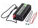 Converter: DC/AC; 300W; Uout: 230VAC; Out: AC sockets 230V; 85%; 12V