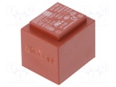 Transformer: encapsulated; 2.3VA; 230VAC; 15V; 15V; 77mA; 77mA