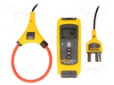AC digital clamp meter; Øcable: 254mm; LCD 3,5 digit; 0.1A; IP42