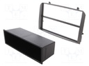 Radio mounting frame; Alfa Romeo; 2 ISO; black