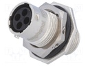 Connector: circular; Series: RT360; socket,plug; female; PIN: 4