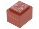 Transformer: encapsulated; 2VA; 230VAC; 6V; 6V; 167mA; 167mA