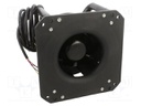 Fan: EC; radial; 230VAC; 165x165x117.5mm; 420m3/h; 68dBA; ball; IP44