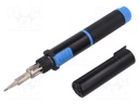 Soldering iron: gas; 130W; piezoelectric lighter; 2h