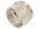Threaded flange; PG21; brass; SKINDICHT® ZS; for cable glands