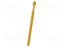 Test needle; Operational spring compression: 4mm; 8A; Ø: 2mm; 1.5N