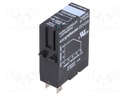 Relay: solid state; Ucntrl: 3÷15VDC; 5A; 24÷280VAC; socket