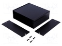 Enclosure: with panel; TUF; X: 120mm; Y: 100mm; Z: 42mm; aluminium