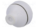 Grommet; EPDM; grey; Panel thick: 1÷4mm; Øcable: 5÷9mm; Size: M16