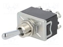 Switch: toggle; Pos: 2; DPDT; ON-ON; Leads: for soldering