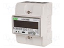 Electric energy meter; digital,mounting; for DIN rail mounting