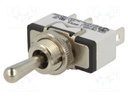 Switch: toggle; Pos: 3; SP3T; (ON)-OFF-(ON); 10A/250VAC; 5A/25VDC