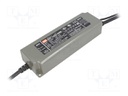 Power supply: switched-mode; LED; 122.4W; 21.6÷36VDC; 3.4A; IP67