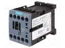 Contactor: 3-pole; NO x3; Auxiliary contacts: NO; 230VAC; 17A; 690V