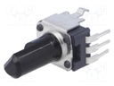 Potentiometer: shaft; single turn; 10kΩ; ±20%; 6mm; for PCB