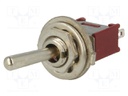 Switch: toggle; Pos: 3; SP3T; ON-OFF-ON; 1A/250VAC; -55÷65°C; 20mΩ