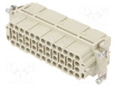 Connector: rectangular; female; EPIC H-EE; PIN: 46; 46+PE; 16A; 500V