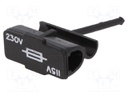 Fuse drawer; IEC 60320; 1x fuse; fuse: 5x20mm,not included
