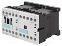 Contactor: 4-pole; NO x4; 110VAC; 6A; DIN; 3RH10; screw terminals