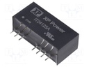 Converter: DC/DC; 3W; Uin: 9÷36V; 12VDC; Iout: 250mA; SIP; Series: IT