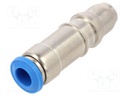 Contact; female; CombiTac; with cut-off valve; pipe ID Ø6mm