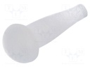 Accessories: stopper; H: 3.5mm; push-in; Flange dia: 3.5mm; white