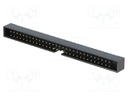 Socket; IDC; male; PIN: 60; straight; THT; gold flash; 2mm