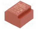 Transformer: encapsulated; 0.35VA; 230VAC; 24V; Mounting: PCB