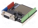 Module: shield; RS232; Application: ARDUINO; D-Sub 9pin