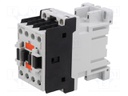 Contactor: 3-pole; NO x3; Auxiliary contacts: NO; 24VDC; 12A; BF