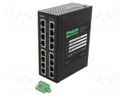 Switch Ethernet; unmanaged; Number of ports: 16; 9÷48VDC; RJ45