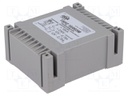 Transformer: encapsulated; 18VA; 230VAC; 12V; 12V; 0.75A; 0.75A
