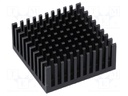 Heatsink: extruded; black; L: 37.92mm; W: 38.1mm; H: 16.51mm