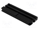 Plug; IDC; female; PIN: 40; IDC; for ribbon cable; 1mm; gold flash