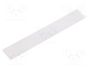 Cover for LED profiles; transparent; 2m; V: G; slide