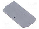Separating plate; grey