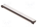 Connector: FFC (FPC); horizontal; PIN: 40; ZIF; SMT; 50V; 0.4A