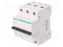Circuit breaker; 230/400VAC; Inom: 63A; Poles: 3; DIN; Charact: B