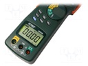 AC/DC digital clamp meter; Øcable: 50mm; Sampling: 2x/s; 1÷99%