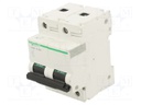 Circuit breaker; 230/400VAC; 125A; Poles: 2; DIN; Charact: B
