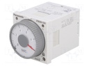 Timer; 0,2s÷100s; SPDT; 250VAC/5A; 100÷240VAC; socket,on panel