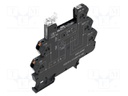 Socket; 10A; DIN; -40÷60°C; 87.8x89.4x6.4mm; Uswitch: max.250VAC