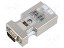 D-Sub; PIN: 9; FC cable; Profibus; straight; IDC; for cable