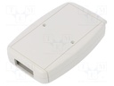 Enclosure: multipurpose; X: 74mm; Y: 114mm; Z: 24.7mm; with hole