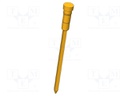 Connector; Contact plating: gold-plated; Contacts: brass; Ø: 1.8mm