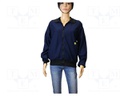 Sweatshirt; ESD; L; IEC 61340; cotton,polyester,carbon fiber